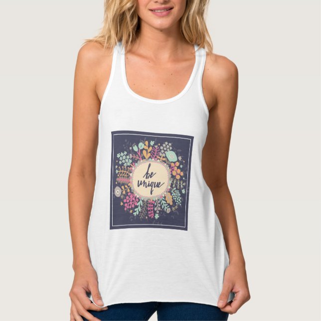 Be Unique Singlet (Front)