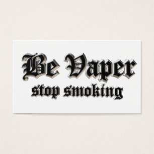 Be vaper, stop smoking