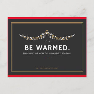 Be Warmed Postcard