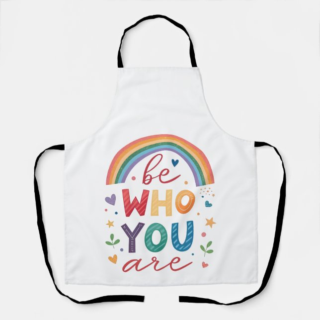 Be who you are apron (Front)