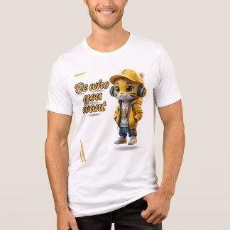 BE WHO YOU WANT” Inspirational Adult T-Shirt  Mo Tri-Blend Shirt