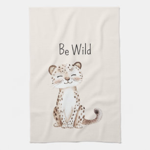 Be Wild Cheetah Tea Towel