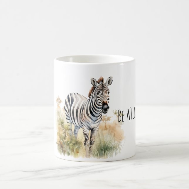 Be Wild Zebra Coffee Mug (Center)