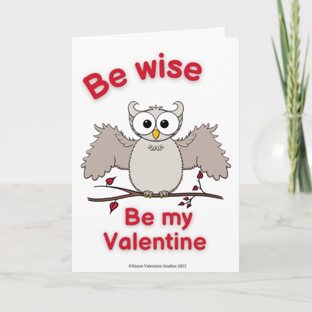 Be Wise Valentine's Day Card (Front)
