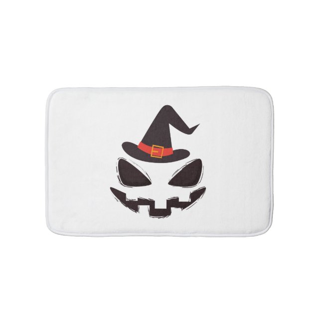 be witch halloween shirt for halloween bath mat (Front)