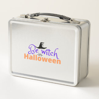 Be witch in Halloween shirt for Halloween Metal Lunch Box