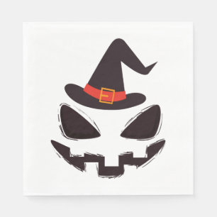 Be witch in Halloween shirt for Halloween  Napkin