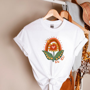 “Be You Floral Rainbow” Inspirivity T-Shirt