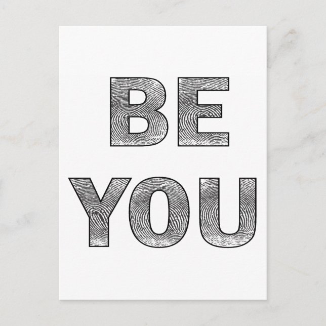 Be You Postcard (Front)