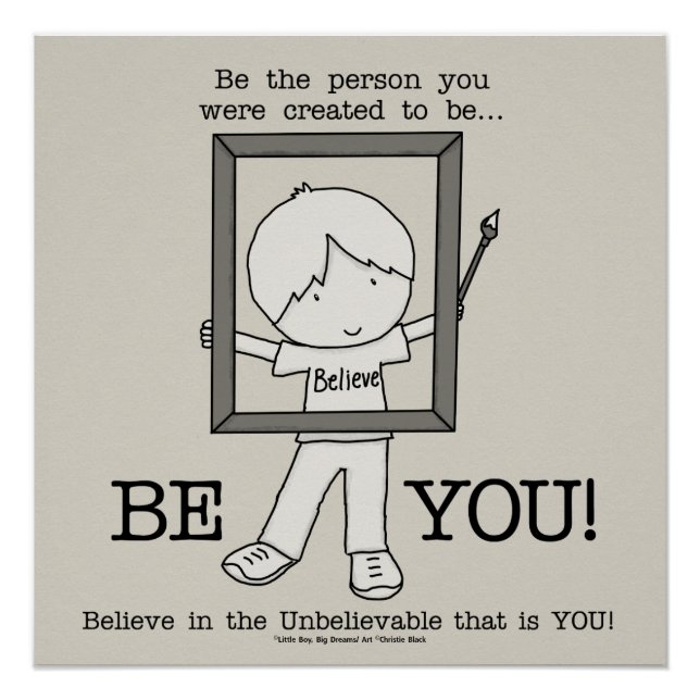 Be YOU! Poster (Front)