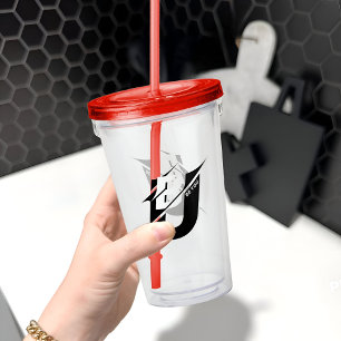 Be You Red Acrylic Tumbler