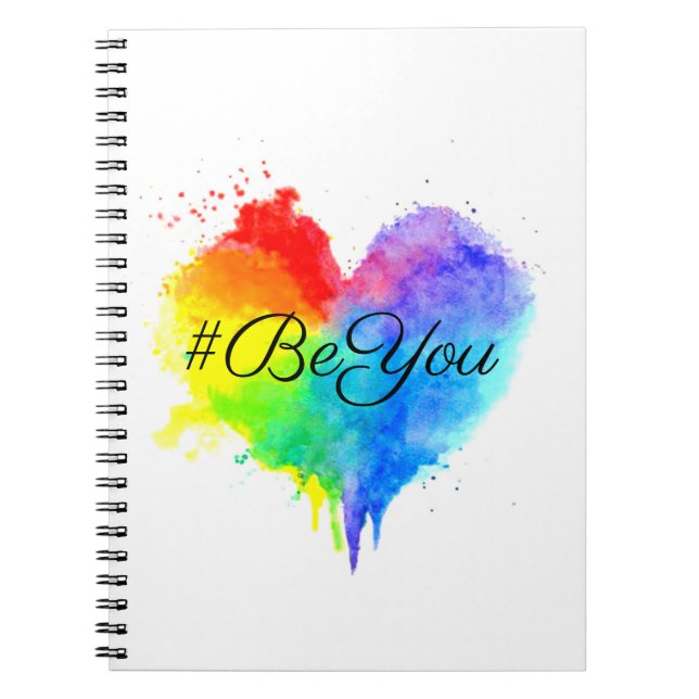 Be You Spiral Notebook (Front)