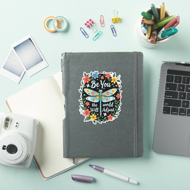 Be You The World Will Adjust - Dragonfly (2) (iPad Cover)