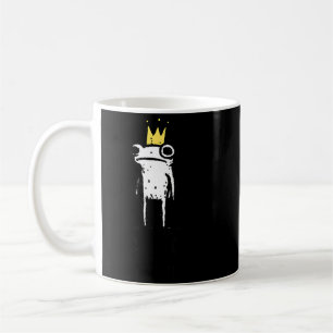 Be You The World Will Adjust Funny Frog Crown Coffee Mug