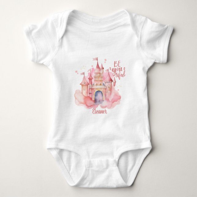 Be-you-tiful customisable baby bodysuit (Front)