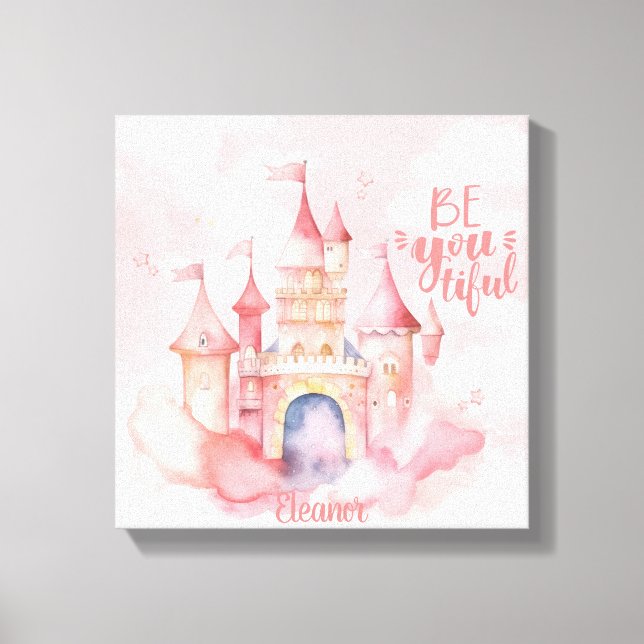 Be You Tiful Customisable Canvas Print (Front)