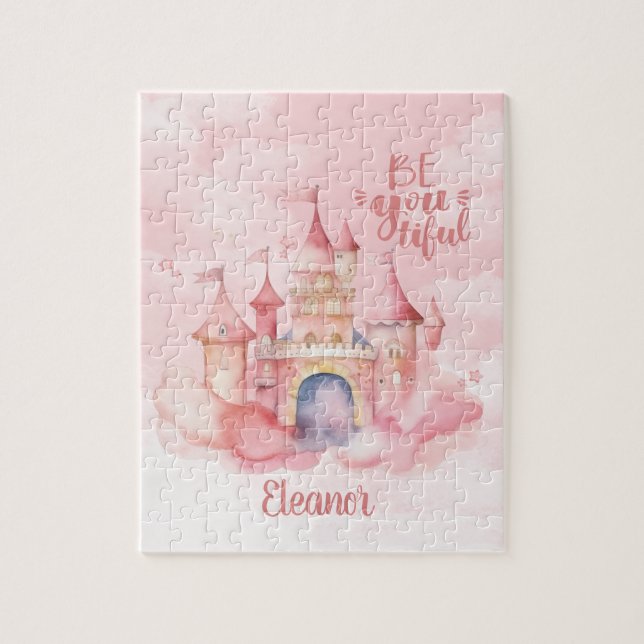 Be-You-Tiful Palace in the Pink Cloud customisable Jigsaw Puzzle (Vertical)