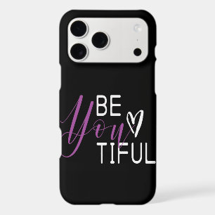Be you tiful quote Beautiful Heart Typography