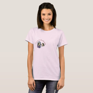 "Be Your Own Favourite" T-Shirt - Woman and Mirror