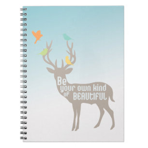 Be Your Own Kind of Beautiful Spiral Notebook
