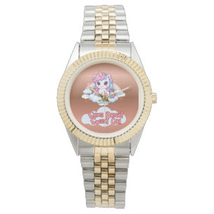Be Your Own Rainbow Cute Unicorn Watch