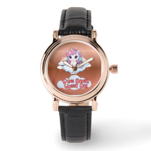 Be Your Own Rainbow Cute Unicorn Women's Watch