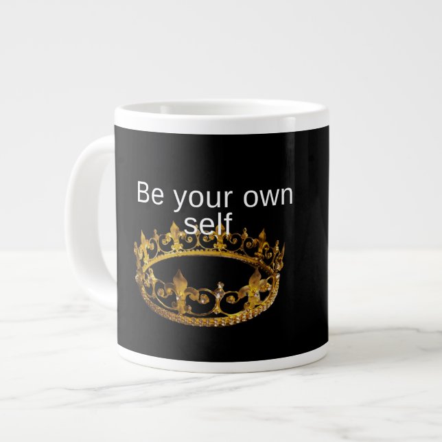 Be Your own self Large Coffee Mug (Front Left)