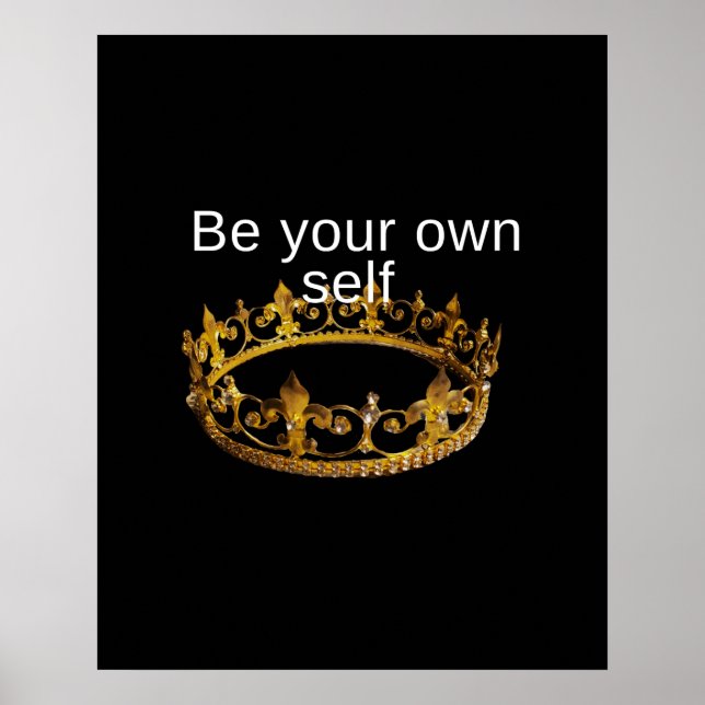 Be Your own self Poster (Front)