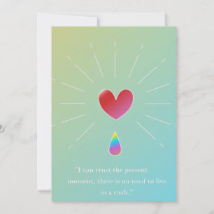 Be Your True Self – Empowering Greeting Card
