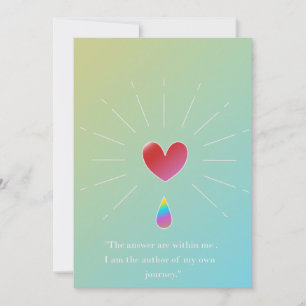 Be Your True Self – Empowering Greeting Card