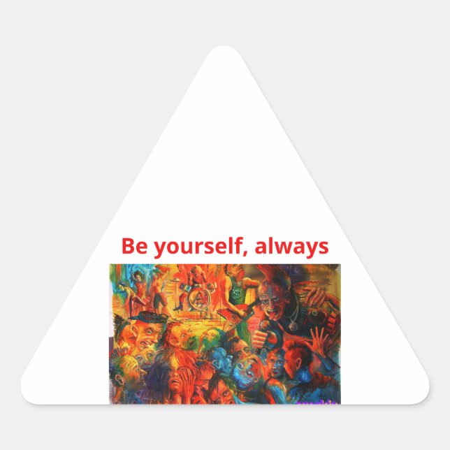 Be yourdelf Sticker (Front)