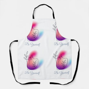 "Be Yourself" All-Over-Print Apron, Medium 26"x30" Apron