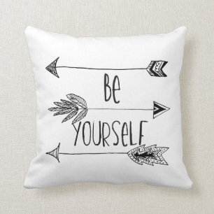 Be Yourself Arrows Cushion