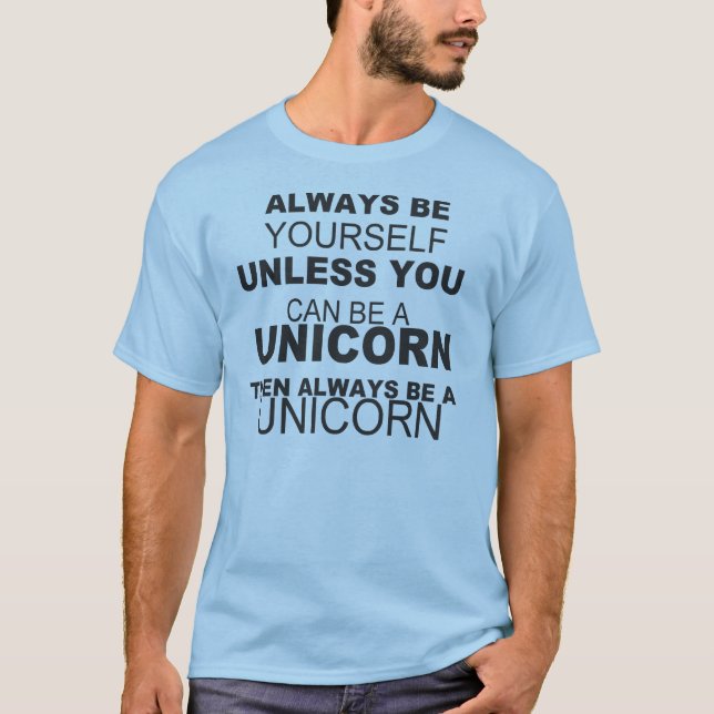Be Yourself ,be a Unicorn - T-shirt Girls (Front)