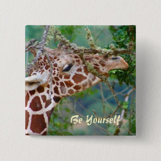 Be Yourself Collection 15 Cm Square Badge (Front)