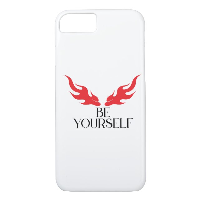Be Yourself – Empowering Minimalist Quote Design  Case-Mate iPhone Case (Back)