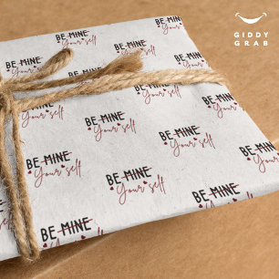 Be Yourself Inspirational Quote Valentine Vanilla Tissue Paper