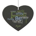 BE Yourself Inspirational Word Cloud