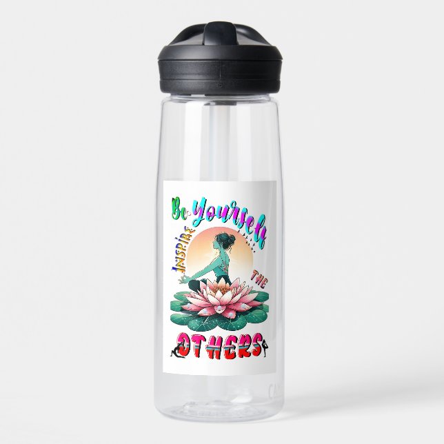 Be Yourself Inspire The Others Water Bottle (Front)