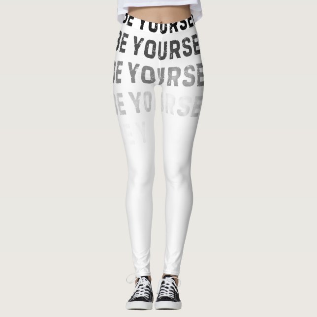 Be Yourself Leggings (Front)
