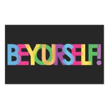 Be Yourself LGBT Sticker