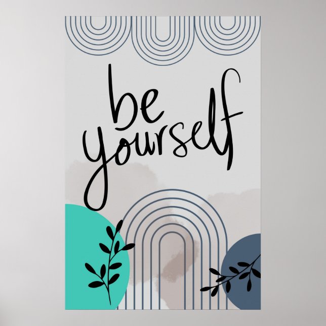 Be yourself, Love Yourself First  Poster (Front)