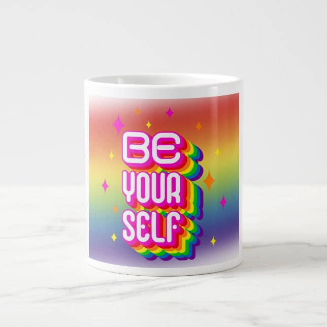 Be yourself mug (Front)