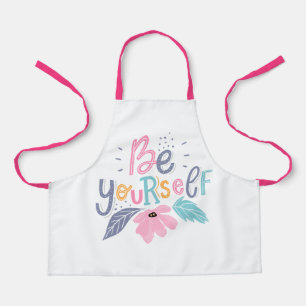 Be Yourself Pastel Flowers Apron