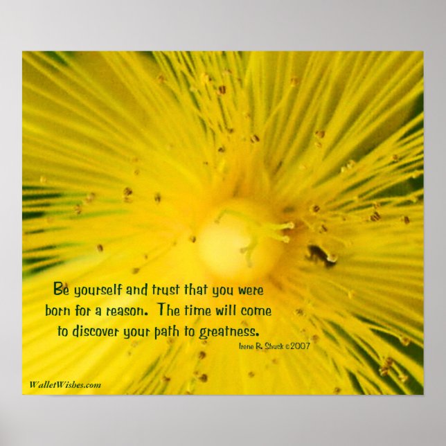 Be Yourself Poster (Front)