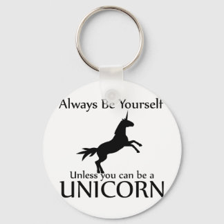 Be Yourself Unicorn Key Ring