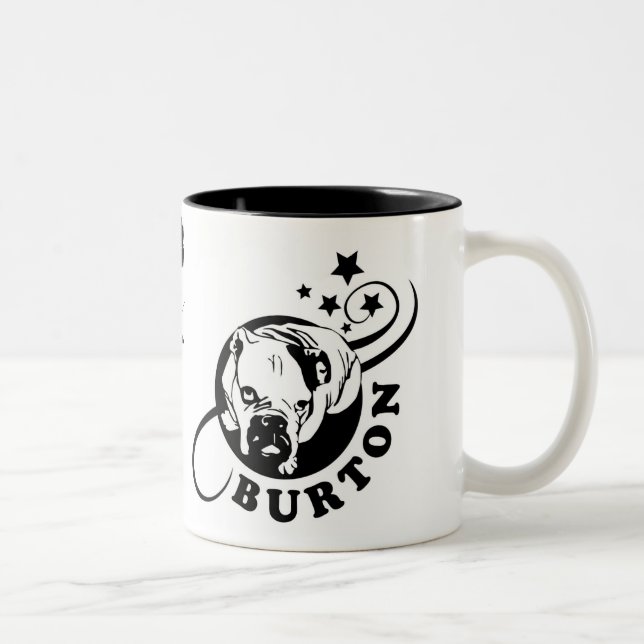 Bea and Burt Two-Tone Coffee Mug (Right)