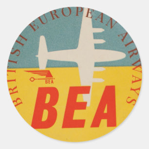 BEA Luggage Label