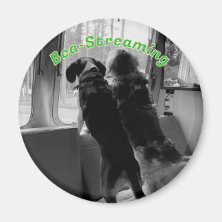 Bea-Streaming Dogs Magnet