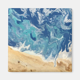 Beach Abstract Magnet